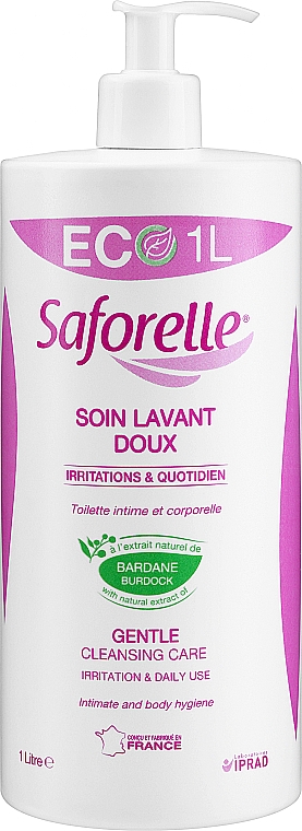 Интим-гель для чувствительной кожи и беременности - Saforelle Gentle Cleansing Care — фото N1