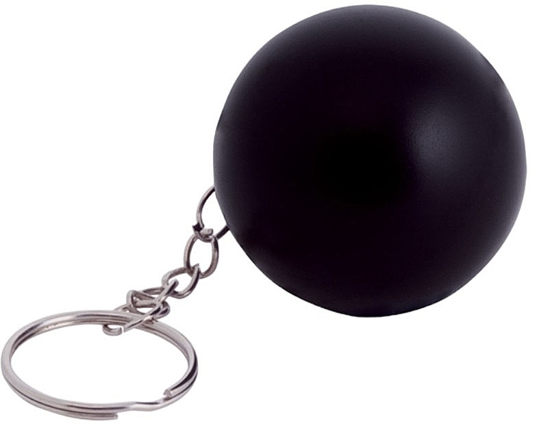 ПОДАРУНОК! Брелок "М'ячик-антистрес", чорний - Bubble Bar — фото N1