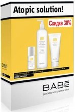 Духи, Парфюмерия, косметика Набор для сухой кожи - Babe Laboratorios Atopic Solution! (soap/500ml + deo/50ml + b/cr/200ml)