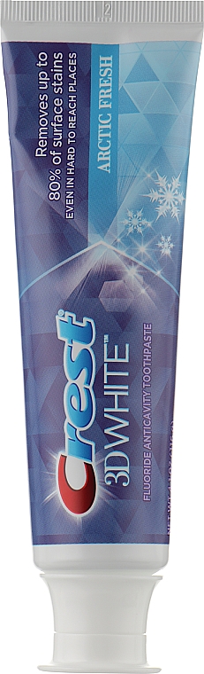 Отбеливающая зубная паста - Crest 3D White Arctic Fresh Icy Cool Mint — фото N7
