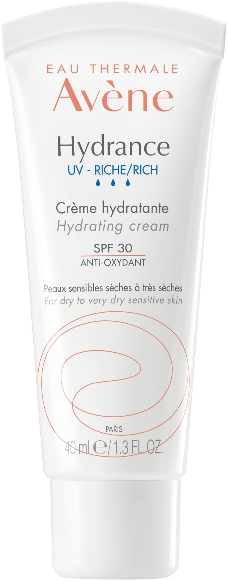 Увлажняющий крем для лица - Avene Eau Thermale Hydrance Rich Hydrating Cream SPF 30 — фото 40ml