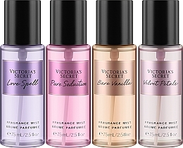 Victoria's Secret The Best Of Mist Gift - Подарочный набор (mist/4x75 ml) — фото N1