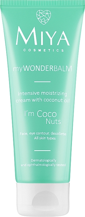 Інтенсивний зволожувальний крем з кокосовим маслом для обличчя - Miya Cosmetics My Wonder Balm I’m Coco Nuts Face Cream — фото N1