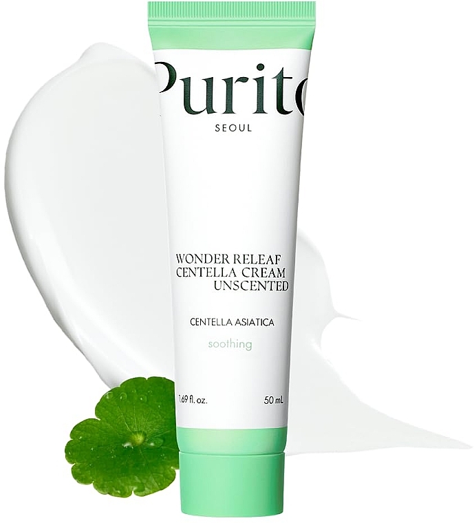 УЦІНКА Заспокійливий крем із центелою без ефірних олій - Purito Seoul Wonder Releaf Centella Cream Unscented * — фото N3