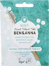 Зубная паста в таблетках без фтора "Мята" - Ben&Anna Mint Toothpaste Tablets Without Fluoride  — фото N1