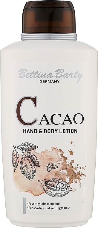 Лосьйон для рук і тіла "Какао" - Bettina Barty Cacao Hand & Body Lotion — фото N1