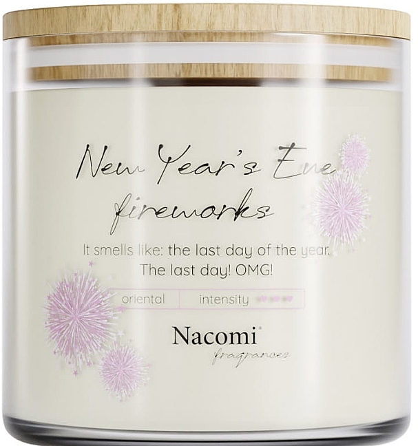 Ароматическая соевая свеча "New Year`S Eve Fireworks" - Nacomi Fragrances — фото N1