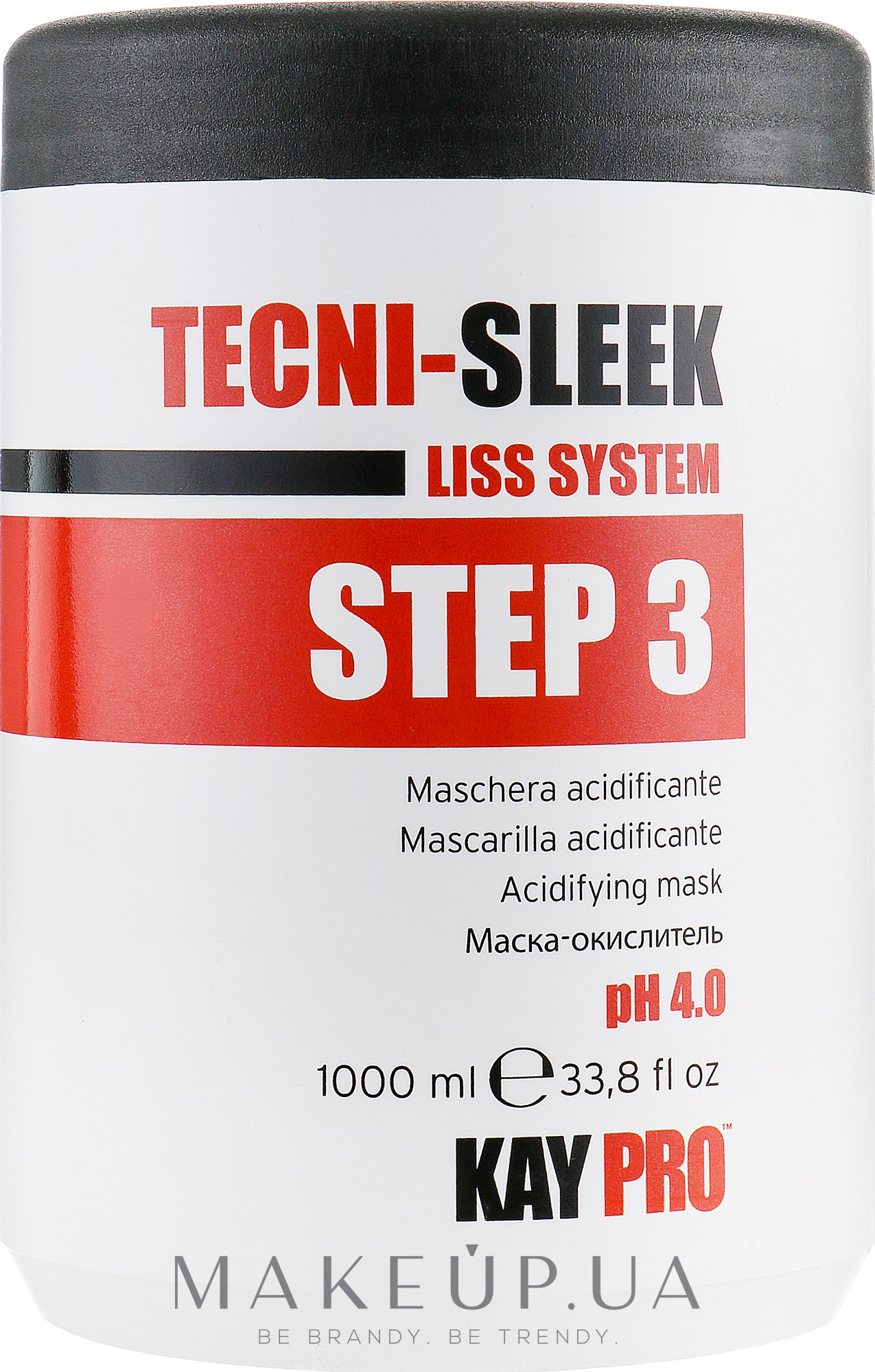 Окисляющая маска - KayPro Tecni-Sleek Liss System Step 3 Mask — фото 1000ml
