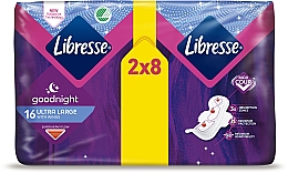 Прокладки гигиенические ночные с крылышками, 16 шт - Libresse Ultra Goodnight Large — фото N4