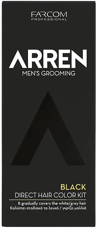 Набір для фарбування бороди й волосся - Arren Men`s Grooming Direct Hair Color Kit