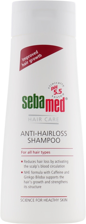 Шампунь проти випадіння волосся - Sebamed Hair Care Anti-hairloss Shampoo — фото N2