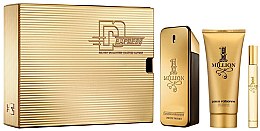 Духи, Парфюмерия, косметика Paco Rabanne 1 Million - Набор (edt/50ml + sh/gel/100ml+edt/10ml)