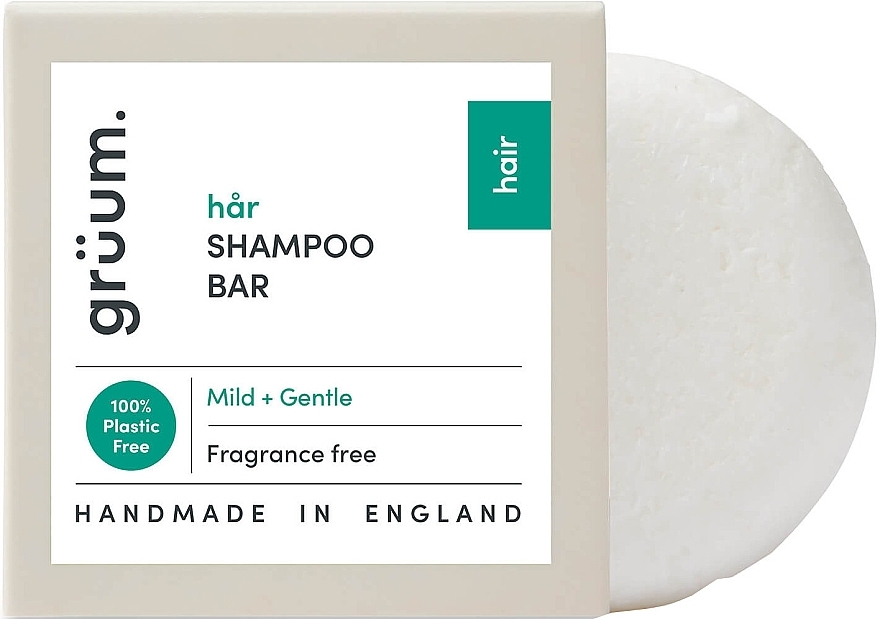 Твердый шампунь для чувствительной кожи головы - Gruum Shampoo Bar Mild & Gentle — фото N1