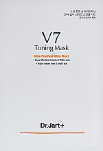 Тонізувальна й освітлювальна тканинна маска для обличчя - Dr. Jart+ V7 Toning Mask — фото N1