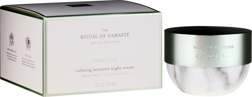 Заспокійливий нічний крем для обличчя - Rituals The Ritual Of Namaste Calming Sensitive Night Cream — фото N1