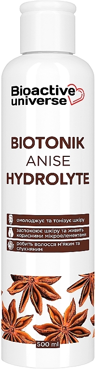 Тонік-гідролат "Бадьян" - Bioactive Universe Biotonik Hydrolyte — фото N3