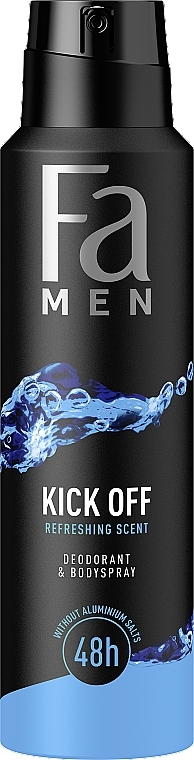 Дезодорант-спрей - Fa Men Kick Off Deodorant & Bodyspray — фото N1
