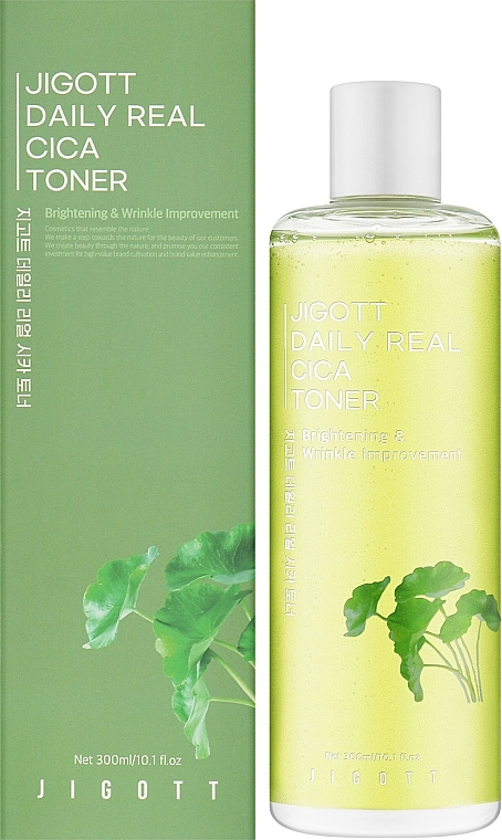 Заспокійливий тонер з центелою азіатською - Jigott Daily Real Cica Toner — фото N2