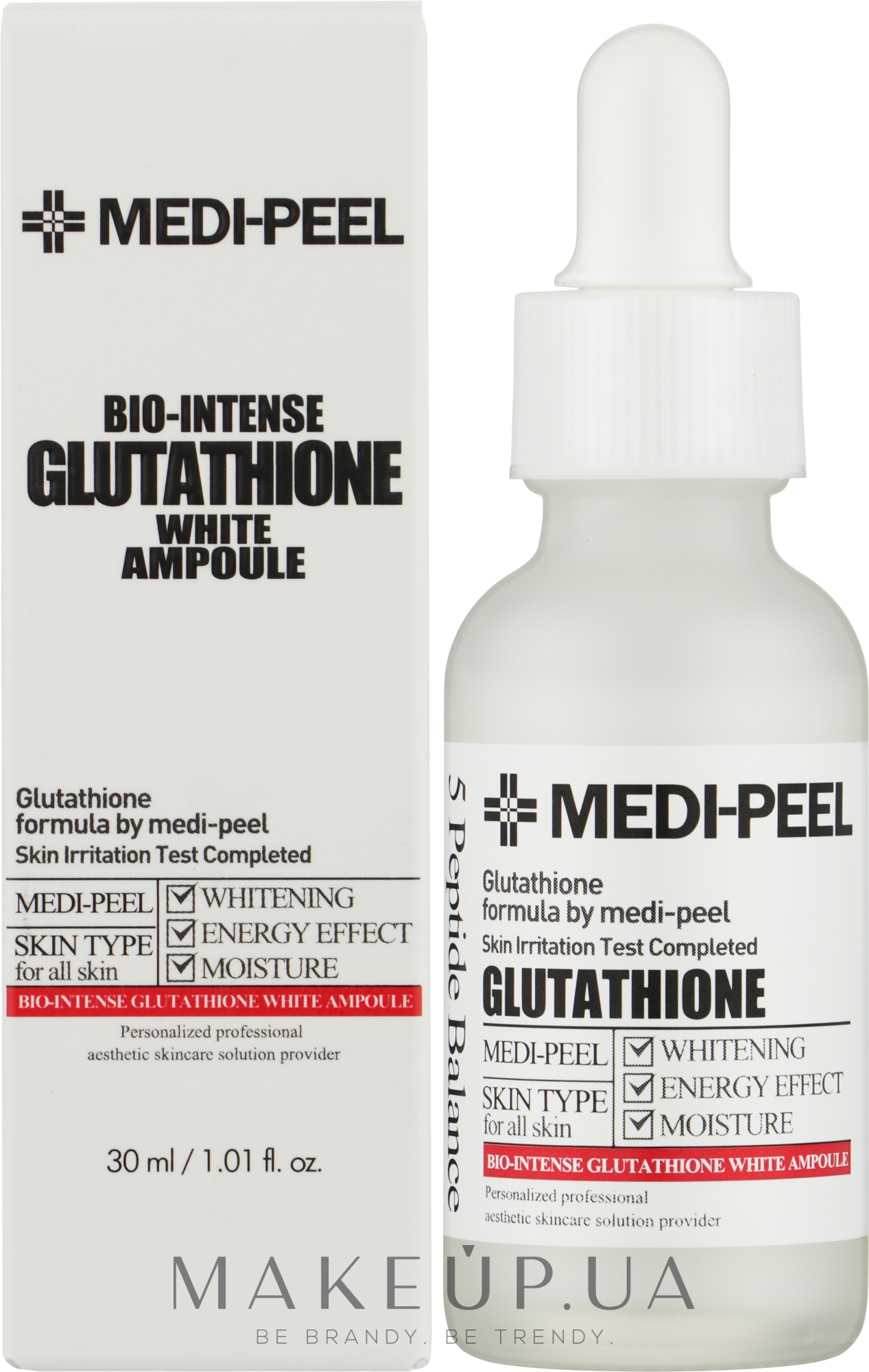 Освітлювальна ампульна сироватка з глутатіоном - Medi-Peel Bio-Intense Gluthione 600 White Ampoule — фото 30ml