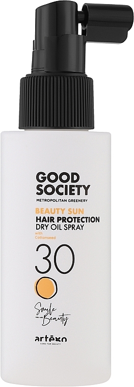 Солнцезащитный сухой масляный спрей для волос - Artego Good Society Beauty Sun 30 Hair Protection Dry Oil Spray — фото N1