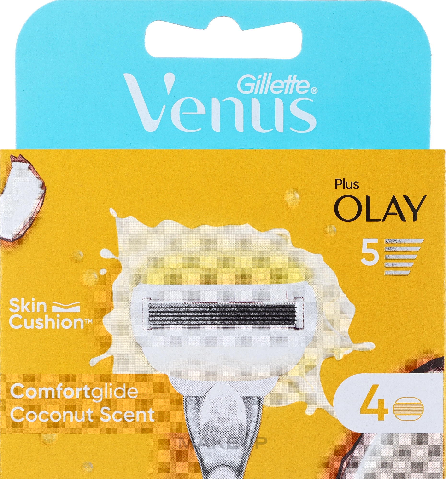 Змінні касети для гоління - Gillette Venus and Olay — фото 4шт