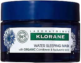 Духи, Парфюмерия, косметика Ночная увлажняющая маска для лица с экстрактом василька - Klorane Water Sleeping Mask