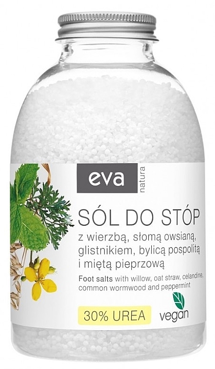 Соль для ног с мочевиной 30% - Eva Natura Foot Salt 30% Urea — фото N1