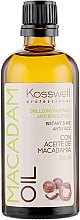 Восстанавливающее масло для волос - Kosswell Professional Macadamia Oil — фото N2