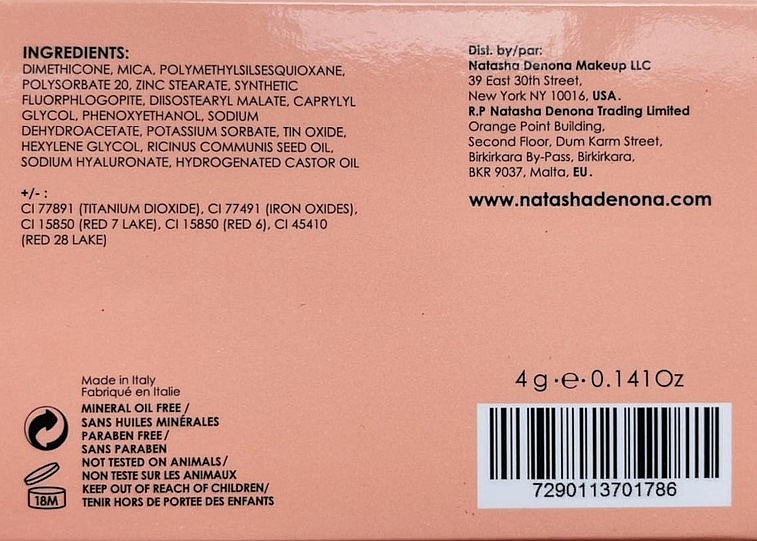 Румяна-хайлайтер для лица - Natasha Denona Mini Bloom Highlighting Blush — фото N4