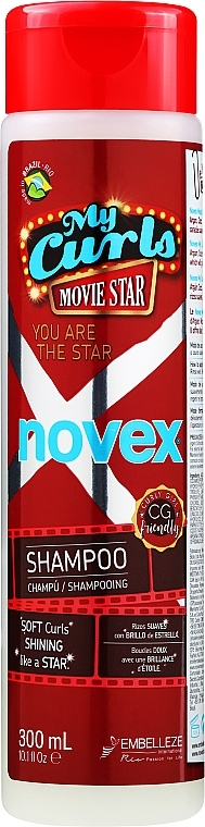 Безсульфатный шампунь для кудрявых волос - Novex My Curls Movie Star Shampoo