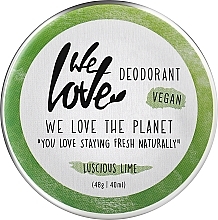 Духи, Парфюмерия, косметика Натуральный кремовый дезодорант - We Love The Planet Deodorant Luscious Lime