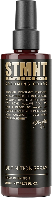 Спрей для создания выразительных причесок - STMNT Grooming Goods Definition Spray — фото N1