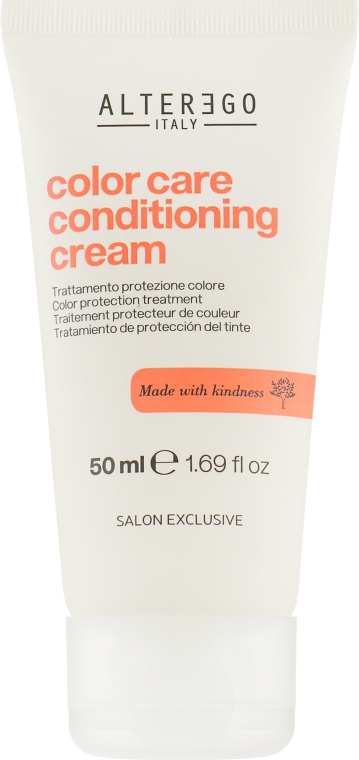 Крем-кондиціонер для фарбованого і освітленого волосся - Alter Ego Color Care Conditioning Cream (міні) — фото N1