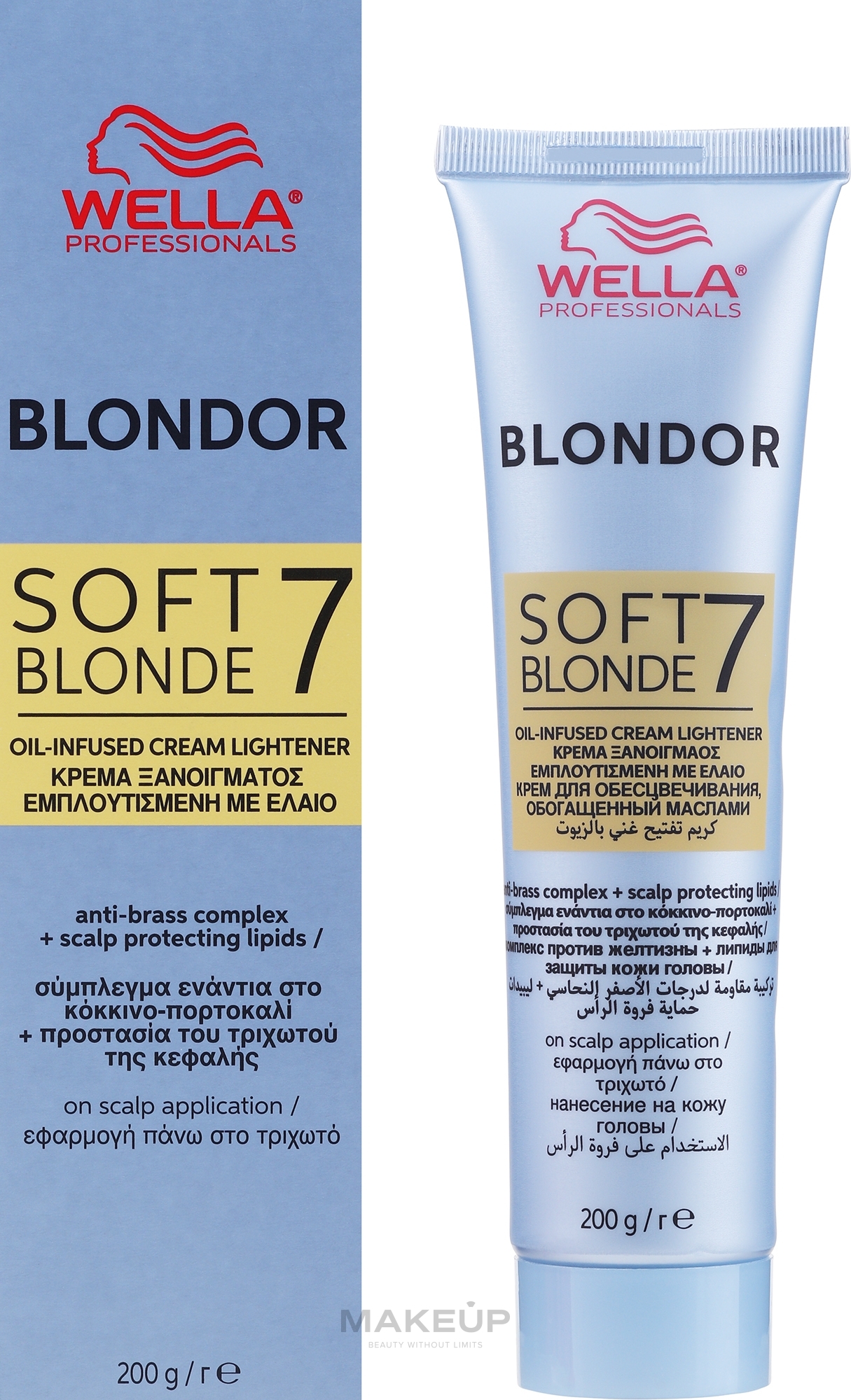 Осветляющий крем на масляной основе - Wella Professionals Blondor Soft Blonde Cream  — фото 200g