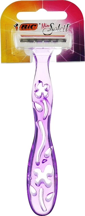 Женский станок, 1 шт, фиолетовый - Bic Miss Soleil — фото N1