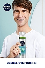 Гель для гоління - NIVEA MEN Fresh Kick Shaving Gel — фото N4