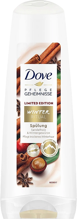 Кондиціонер для волосся із сандалом та зимовими спеціями - Dove Winter Ritual Conditioner Limited Edition — фото N1