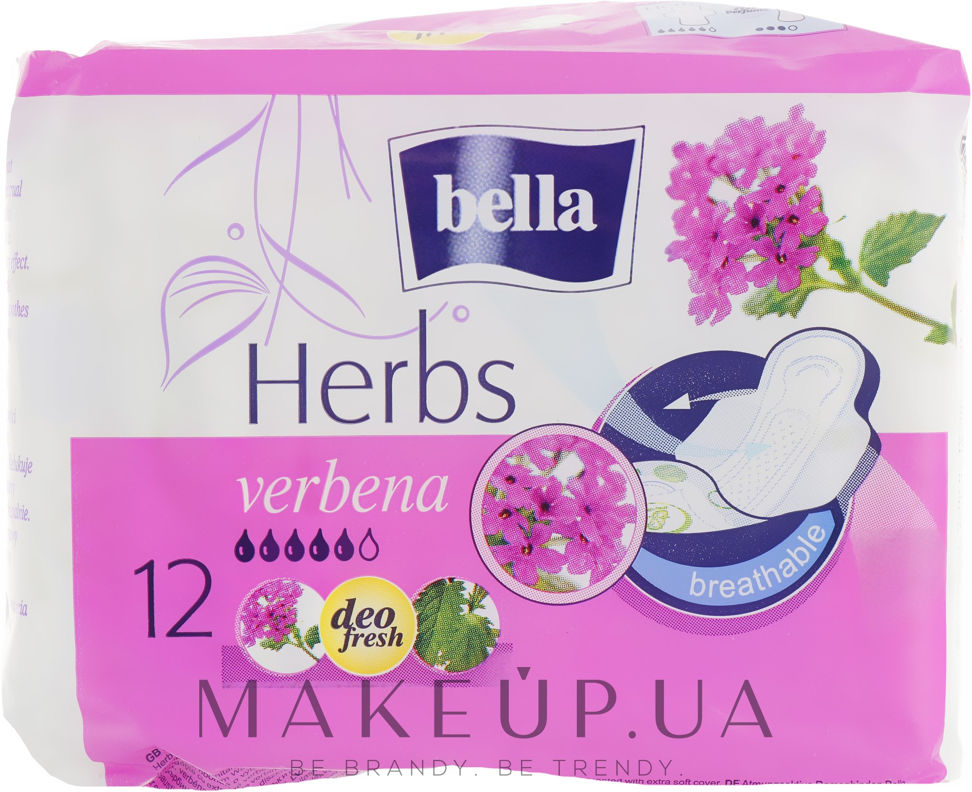 Прокладки Panty Herbs Verbena, 12шт - Bella — фото 12шт