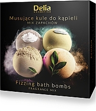 Духи, Парфюмерия, косметика Набор бомбочек для ванны - Delia Fizzing Bath Bombs