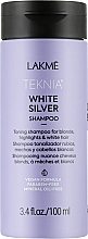 Духи, Парфюмерия, косметика Тонирующий шампунь для нейтрализации желтого оттенка волос - Lakme Teknia White Silver Shampoo