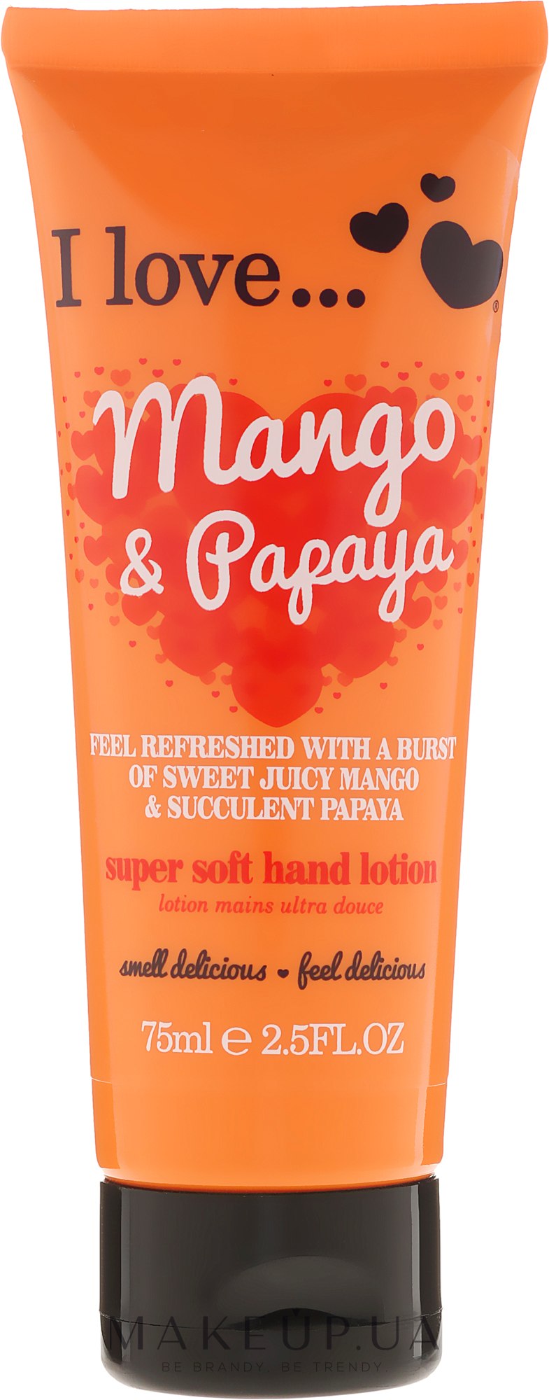 Лосьйон для рук - I Love... Mango & Papaya Super Soft Hand Lotion — фото 75ml