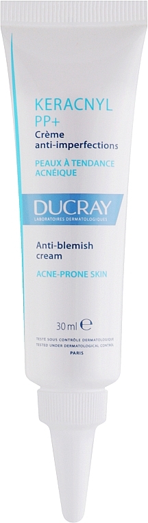 Крем против дефектов кожи, склонной к акне - Ducray Keracnyl PP+ Anti-Blemish Cream — фото N1