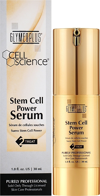 Сыворотка для лица, со стволовыми клетками - GlyMed Plus Stem Cell Powder Serum — фото N2