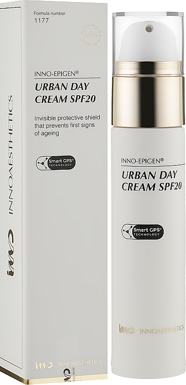 Дневной защитный крем для лица - Innoaesthetics Epigen 180 Urban Day Cream SPF 20 — фото N2
