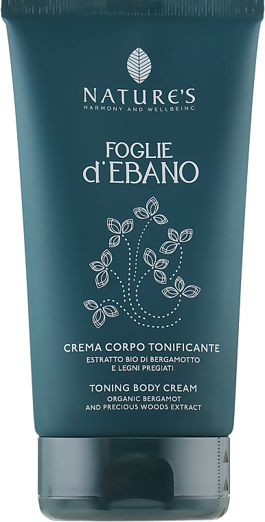 Тонизирующий крем для тела - Nature's Foglie d’Ebano Toning Body Cream — фото N2