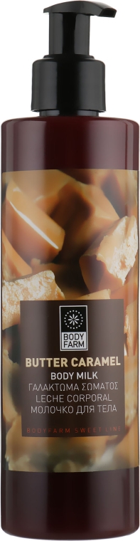 Молочко для тела "Карамельное масло" - Bodyfarm Sweet Line Body Milk Butter Caramel — фото N1