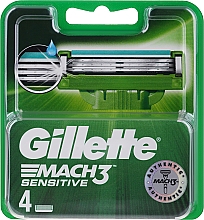 Змінні касети для гоління - Gillette Mach3 Sensitive — фото N7