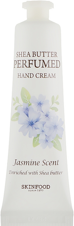 Крем для рук - Skinfood Shea Butter Perfumed Hand Cream Jasmine Scent — фото N1