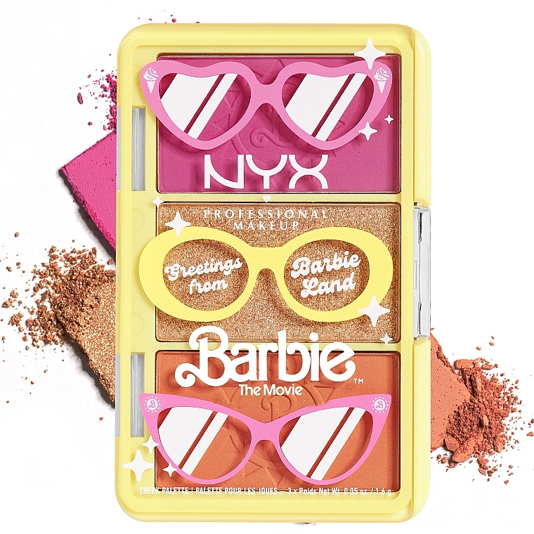 Палетка для макіяжу - NYX Professional Makeup Barbie Limited Edition Collection Greetings From Barbieland — фото N2