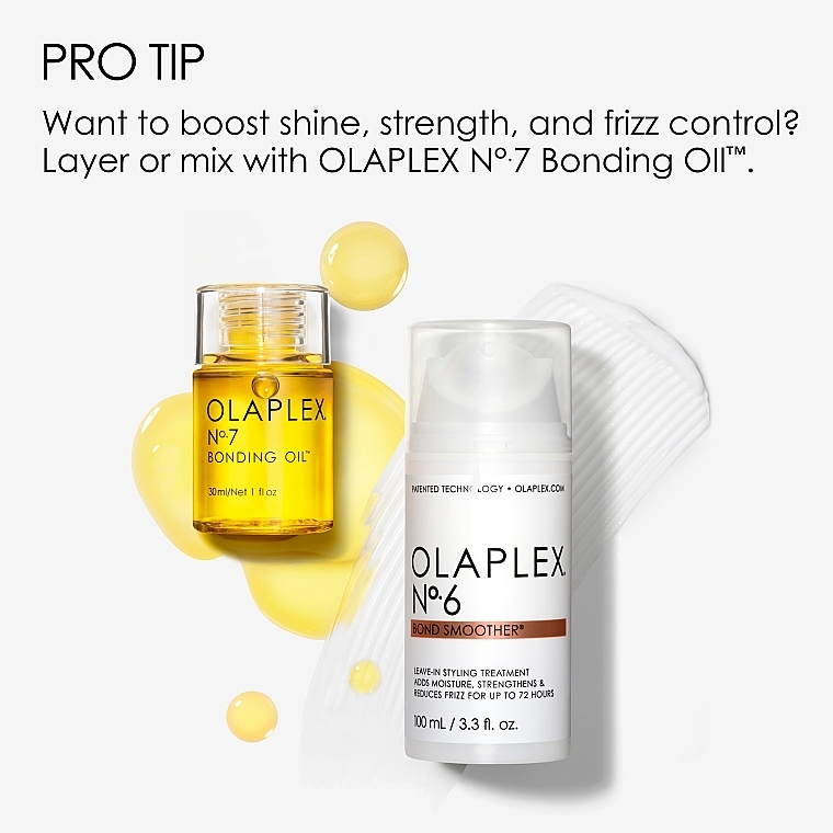 Відновлювальний крем для укладання волосся (з помпою) - Olaplex Bond Smoother Reparative Styling Creme No. 6 — фото N7